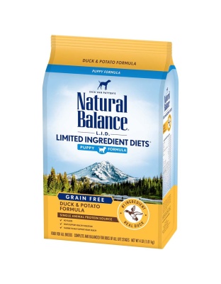 Natural Balance Pet Foods L.I.D. Puppy Dry Dog Food Duck & Potato 1ea/4 lb