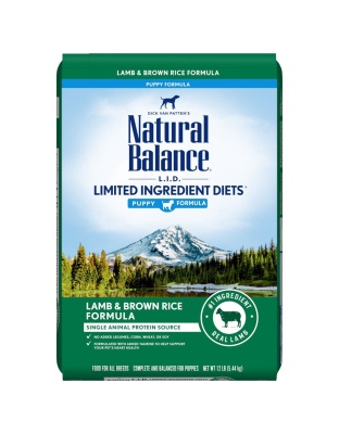 Natural Balance Pet Foods L.I.D. Puppy Dry Dog Food Lamb & Brown Rice 1ea/12 lb