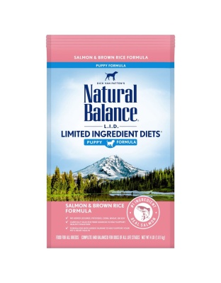 Natural Balance Pet Foods L.I.D. Puppy Dry Dog Food Salmon & Brown Rice 1ea/4 lb