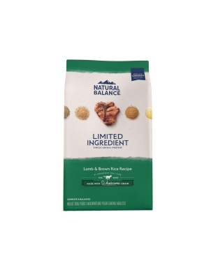 Natural Balance Pet Foods L.I.D. Adult Dry Dog Food Lamb & Brown Rice 1ea/12 lb