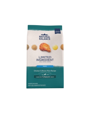 Natural Balance Pet Foods L.I.D. Puppy Dry Dog Food Chicken & Brown Rice 1ea/12 lb