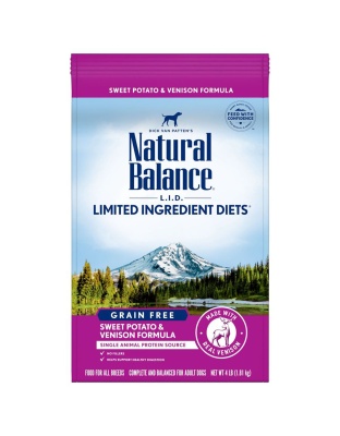 Natural Balance Pet Foods L.I.D. Adult Dry Dog Food Sweet Potato & Venison 1ea/4 lb