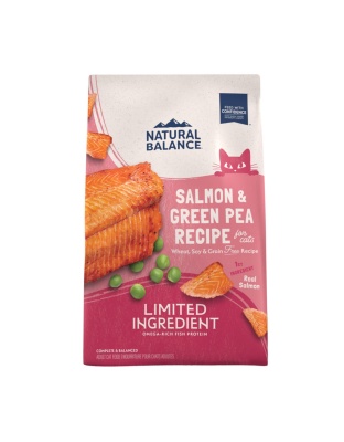 Natural Balance Pet Foods L.I.D. Dry Cat Food Green Pea & Salmon 1ea/4 lb