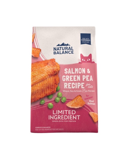 Natural Balance Pet Foods L.I.D. Dry Cat Food Green Pea & Salmon 1ea/4 lb