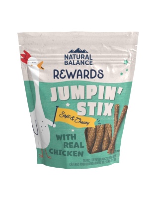 Natural Balance Pet Foods Rewards Jumpin' Stix Soft & Meaty Dog Treats Chicken 1ea/10 oz