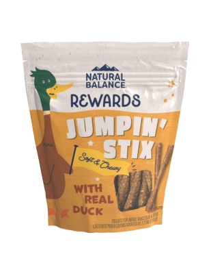 Natural Balance Pet Foods Rewards Jumpin' Stix Soft & Meaty Dog Treats Duck 1ea/10 oz
