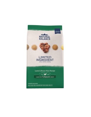 Natural Balance Pet Foods L.I.D Dry Dog Food Lamb & Brown Rice 1ea/24 lb