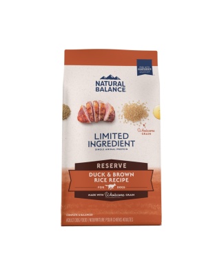 Natural Balance Pet Foods L.I.D Reserve Dry Dog Food Duck & Brown Rice 1ea/22 lb