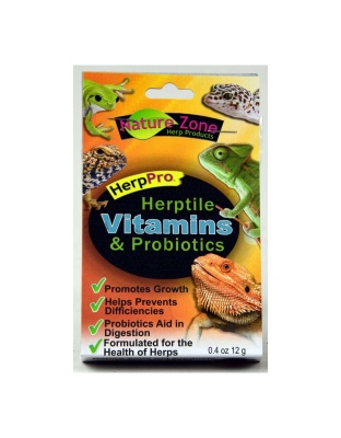 Nature Zone Herptile Vitamins and Probiotics Supplement 1ea/0.4oz.