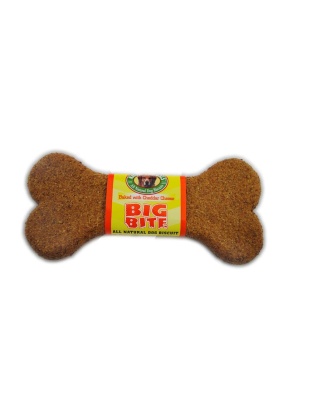 Natures Animals Big Bite All Natural Dog Biscuit Display Cheddar Cheese 1ea/8 in, 24 ct