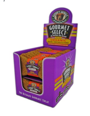 Natures Animals Gourmet Select Organic Dog Treat Display Carrot 1ea/4 in, 24 ct