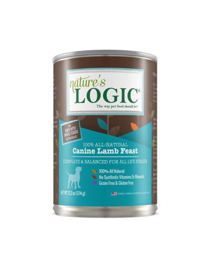 Natures Logic Dog Lamb 13.2oz. (Case of 12)
