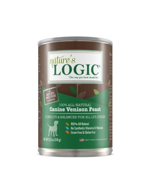 Natures Logic Dog Venison 13.2oz. (Case of 12)