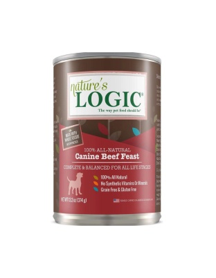 Natures Logic Dog Beef 13.2oz. (Case of 12)