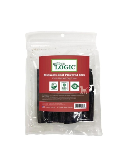 Natures Logic Dog Grain Free Midwest Beef Stix 2oz.