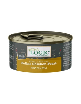 Natures Logic Cat Grain Free Chicken 5.5oz. (Case of 24)