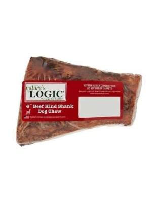 Natures Logic Dog Beef Shank Bone Treat 4In