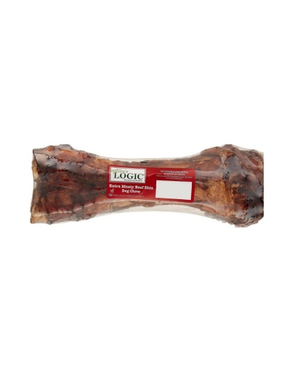 Natures Logic Dog Beef Shin Bone Treat 8-10In