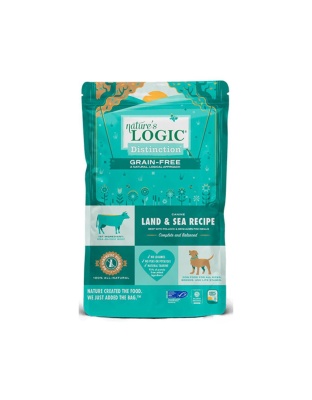Natures Logic Dog Distinction Grain Free Land Sea 24Lb