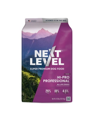 Natures Own Next Level Hi-Pro Professional Dog Food  40 Lb