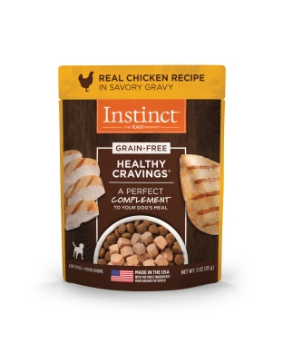 Natures Variety Dog Pouch Instinct Healthy Cravings Chicken 3oz.(Case of 24)