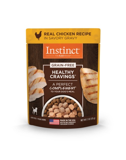 Natures Variety Dog Pouch Instinct Healthy Cravings Chicken 3oz.(Case of 24)