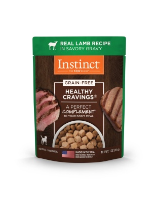 Natures Variety Dog Pouch Instinct Healthy Cravings Lamb 3oz.(Case of 24)