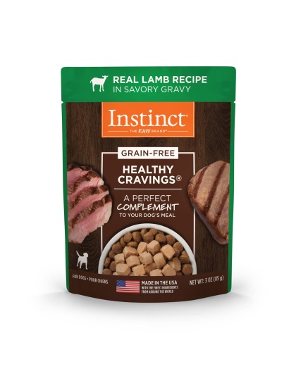 Natures Variety Dog Pouch Instinct Healthy Cravings Lamb 3oz.(Case of 24)