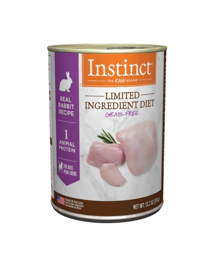 Natures Variety Instinct Dog Can Limited Ingredient Rabbit 13.2oz. (Case of 6)