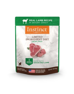 Natures Variety Instinct Pouch Limited Ingredient Lamb 3oz.(Case of 24)