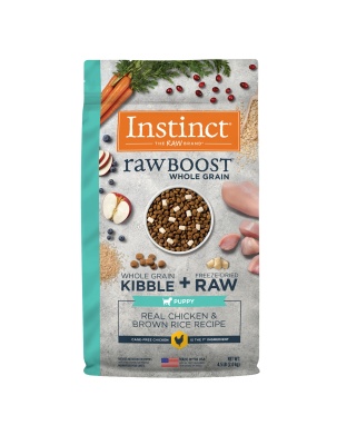 Natures Variety Puppy Instinct Raw Boost Wholegrain Chicken Brown Rice 4.5Lb