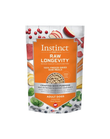 Natures Variety Raw Longevity D Freeze Dried Meals   9.5oz. Beef Adult