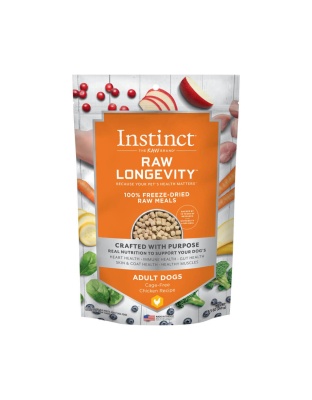 Natures Variety Raw Longevity D Freeze Dried Meals   9.5oz. Chicken Adult