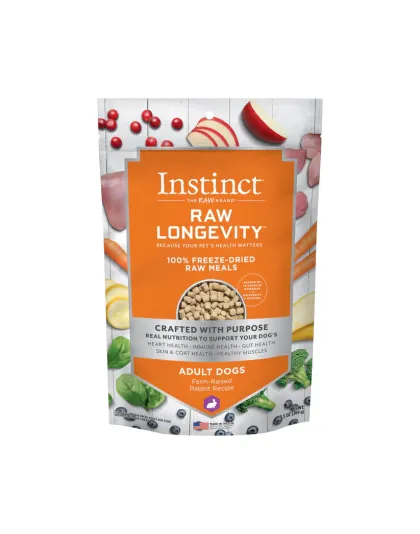 Natures Variety Raw Longevity D Freeze Dried Meals   9.5oz. Rabbit