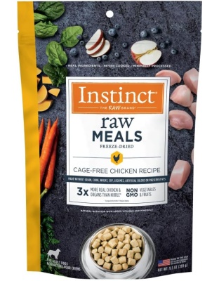 Natures Variety Dog Instinct Raw Meal Freezedried Chicken Cagefree 9.5oz