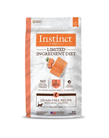 Natures Variety Instinct Cat Limited Ingredient Salmon 4.5Lb Grain free