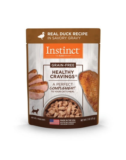 Natures Variety Instinct Cat Pouch Healthy Cravings Duck 3oz. (Case of 24)