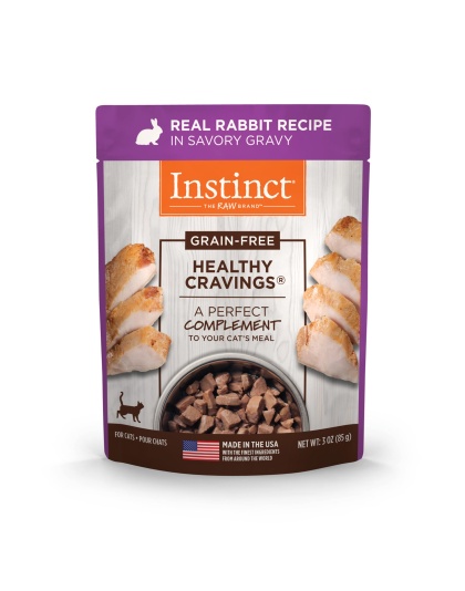 Natures Variety Instinct Cat Pouch Healthy Cravings Rabbit 3oz.(case of 24)