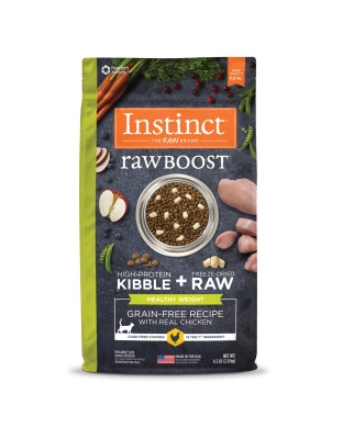 Natures Variety Instinct Cat Raw Boost Healthy Weight Chicken 4.5Lb Grain free