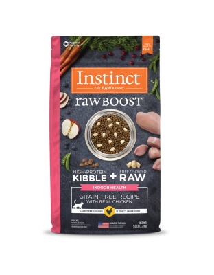 Natures Variety Instinct Cat Raw Boost Indoor Health Chicken 5Lb Grain free