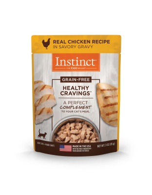 Natures Variety Instinct Cat Pouch Healthy Cravings Chicken 3oz.(Case of 24)
