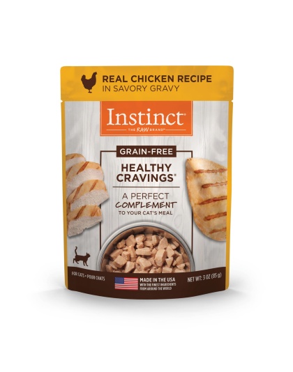 Natures Variety Instinct Cat Pouch Healthy Cravings Chicken 3oz.(Case of 24)
