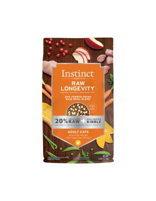 Natures Variety Raw Longevity 20% Freeze Dried Raw Mealblend Cd 3.8Lb Chicken Adult (Case of 4)