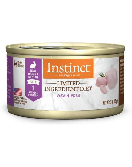 Natures Variety Instinct Can Cat Limited Ingredient Rabbit 3oz. (Case of 24)