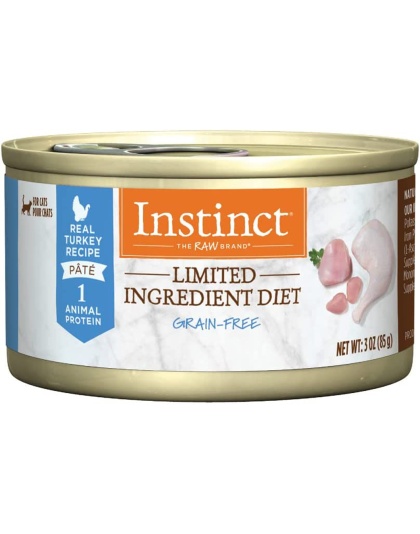 Natures Variety Instinct Can Cat Limited Ingredient Turkey 3oz. (Case of 24)