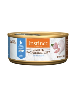 Natures Variety Instinct Can Cat Limited Ingredient Turkey 5.5oz. (Case of 12)
