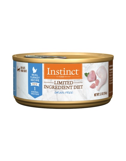 Natures Variety Instinct Can Cat Limited Ingredient Turkey 5.5oz. (Case of 12)