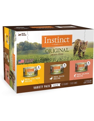 Natures Variety Instinct Can Cat Original Variety Pack 3oz. (Case of 12)