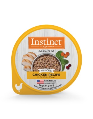 Natures Variety Instinct Cat Cup Minced Chicken 3.5oz. (Case of 12)