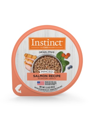Natures Variety Instinct Cat Cup Minced Salmon 3.5oz. (Case of 12)
